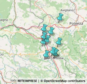 Mappa 84035 Polla SA, Italia (9.70545)