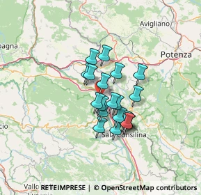 Mappa 84035 Polla SA, Italia (9.794)