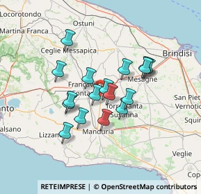 Mappa Via S. Lorenzo, 72024 Oria BR, Italia (11.52765)