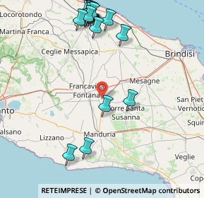 Mappa Via S. Lorenzo, 72024 Oria BR, Italia (22.419)
