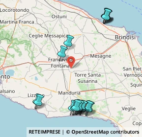 Mappa Via S. Lorenzo, 72024 Oria BR, Italia (22.3865)