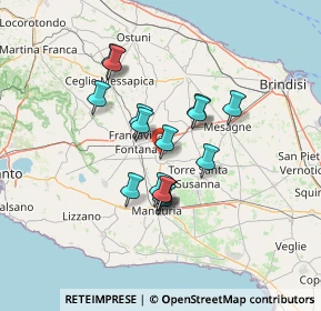 Mappa Via S. Lorenzo, 72024 Oria BR, Italia (11.37313)