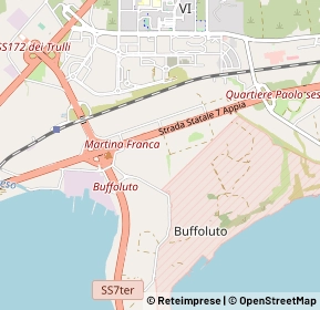Mappa Strada Statale 172, 74123 Taranto TA, Italia (1.35769)