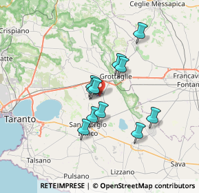 Mappa Unnamed Road, 74023 Monteiasi TA, Italia (5.72455)