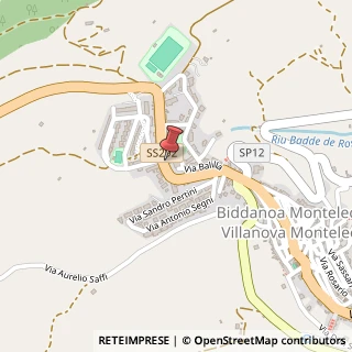 Mappa Via Nazionale, 3, 07019 Villanova Monteleone, Sassari (Sardegna)