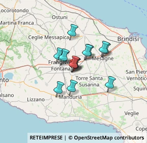 Mappa Via D. Greco, 72024 Oria BR, Italia (8.99214)
