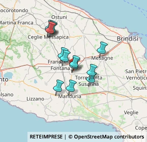 Mappa Via S. Carlo Borromeo, 72024 Oria BR, Italia (11.48385)