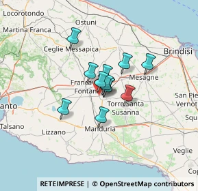 Mappa Via Visciglio, 72024 Oria BR, Italia (8.05583)