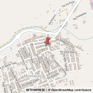 Mappa Via Goffredo Mameli, 51, 74020 Monteiasi, Taranto (Puglia)