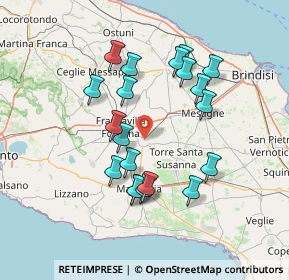 Mappa Via Latiano, 72024 Oria BR, Italia (14.314)