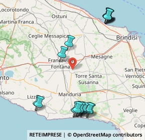 Mappa Via Latiano, 72024 Oria BR, Italia (22.4825)