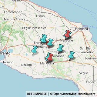 Mappa Via Latiano, 72024 Oria BR, Italia (10.412)