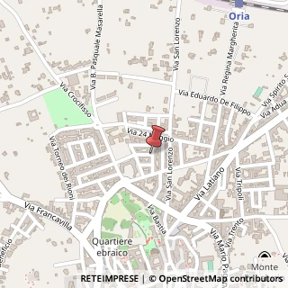 Mappa Via carducci giosue' 99, 72021 Oria, Brindisi (Puglia)
