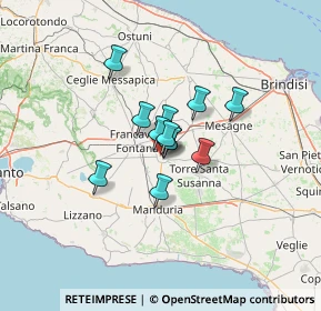 Mappa Via Erodoto di Alicarnasso, 72024 Oria BR, Italia (7.8725)