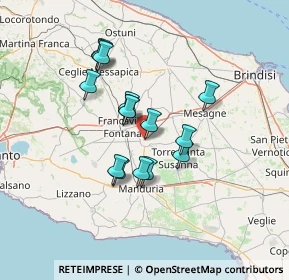 Mappa Via Epitaffio, 72024 Oria BR, Italia (11.794)