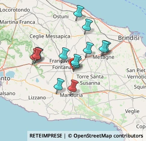 Mappa Via Epitaffio, 72024 Oria BR, Italia (12.64231)