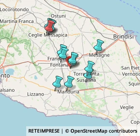Mappa Via Epitaffio, 72024 Oria BR, Italia (11.29538)