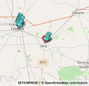 Mappa Via Epitaffio, 72024 Oria BR, Italia (4.84333)
