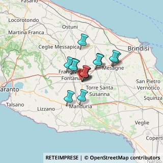 Mappa Via dei Messapi, 72024 Oria BR, Italia (8.22692)