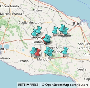 Mappa Via dei Messapi, 72024 Oria BR, Italia (9.61786)