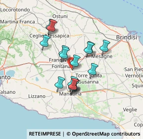 Mappa Via dei Messapi, 72024 Oria BR, Italia (11.30813)