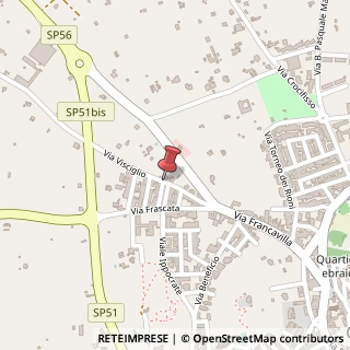 Mappa Via Visciglio, 48, 72024 Oria, Brindisi (Puglia)