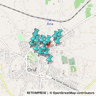 Mappa Via Tripoli, 72024 Oria BR, Italia (0.2825)