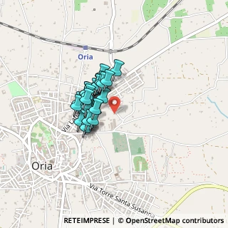 Mappa Via Santa Barbara, 72024 Oria BR, Italia (0.30769)