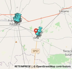 Mappa Via Cuturi, 72024 Oria BR, Italia (4.49071)