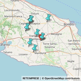 Mappa Via Vela, 72024 Oria BR, Italia (12.44818)