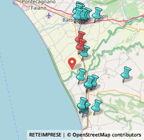 Mappa Via della Piana, 84047 Capaccio SA, Italia (9.107)