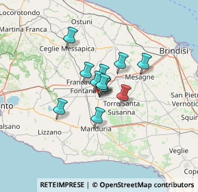 Mappa Vicolo Latiano, 72024 Oria BR, Italia (7.87)