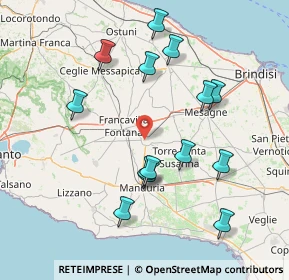 Mappa Via Strabone, 72024 Oria BR, Italia (16.92786)