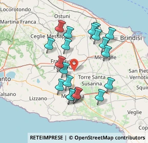 Mappa Via Strabone, 72024 Oria BR, Italia (14.3105)