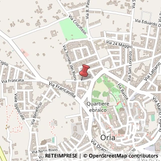 Mappa Via strabone 24, 72024 Oria, Brindisi (Puglia)