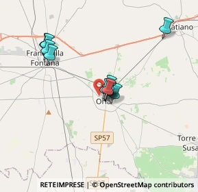 Mappa Via Francavilla, 72024 Oria BR, Italia (3.08727)