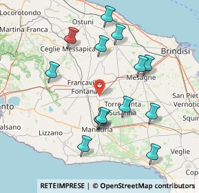 Mappa Via Giacinto D'Oria, 72024 Oria BR, Italia (16.88571)