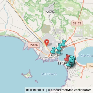 Mappa Via Appia SS km 648, 74121 Taranto TA, Italia (4.85182)