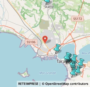 Mappa Via Appia SS km 648, 74121 Taranto TA, Italia (6.35417)