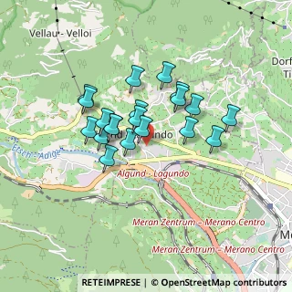 Mappa Etzenrichtstraße, 39022 Lagundo BZ, Italia (0.6665)