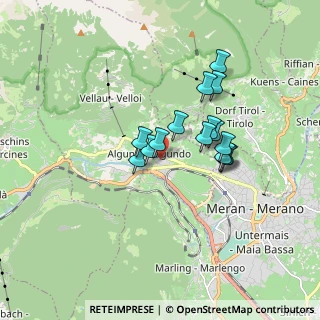 Mappa Via Etzenricht, 39022 Lagundo BZ, Italia (1.26667)