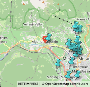 Mappa 39022 Lagundo BZ, Italia (2.59706)