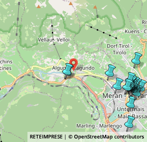 Mappa 39022 Lagundo BZ, Italia (2.84579)