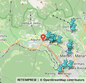 Mappa 39022 Lagundo BZ, Italia (2.00538)