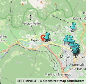 Mappa 39022 Lagundo BZ, Italia (2.41467)