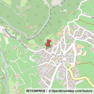 Mappa Via Cascata, 18, 39020 Parcines, Bolzano (Trentino-Alto Adige)