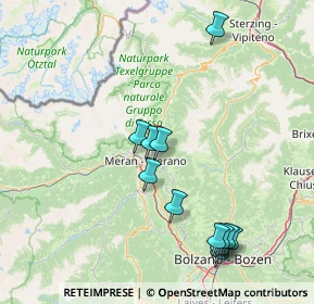 Mappa Via Scena, 39017 Scena BZ, Italia (16.58583)