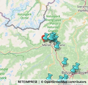 Mappa CAP, 39020 Parcines BZ, Italia (18.13692)