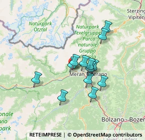 Mappa CAP, 39020 Parcines BZ, Italia (10.41692)