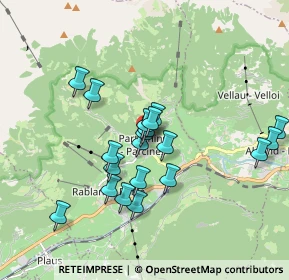 Mappa CAP, 39020 Parcines BZ, Italia (1.544)